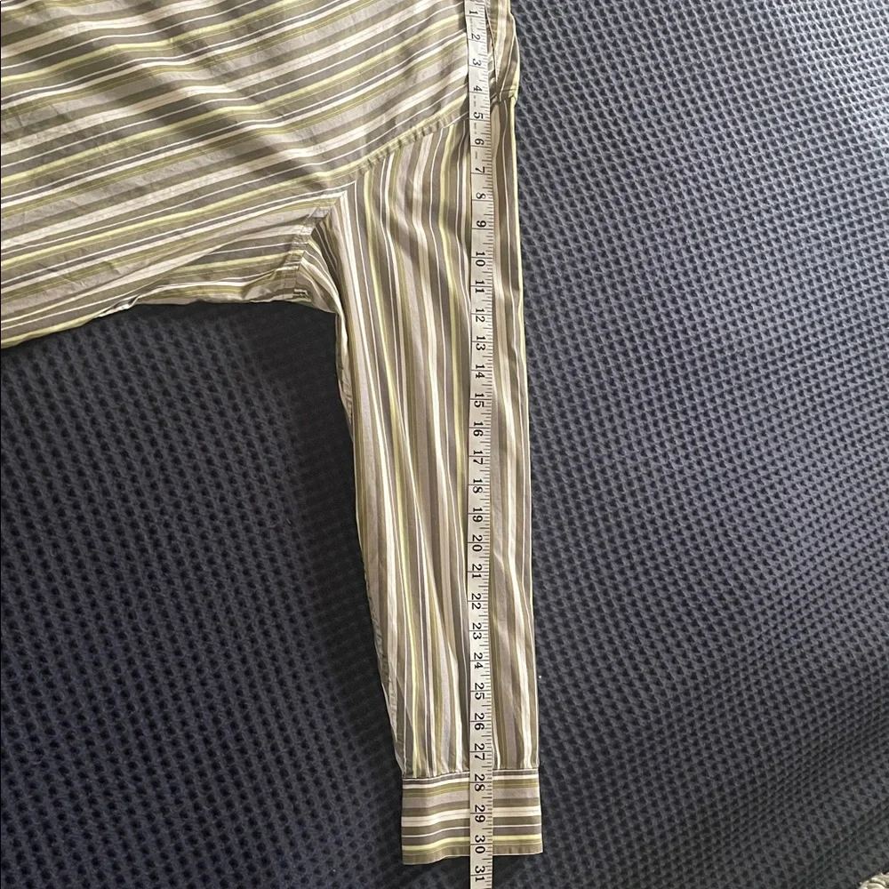 Banana Republic Men’s Cotton Multicolor Striped Dress Shirt Size XXL 18-18 1/2